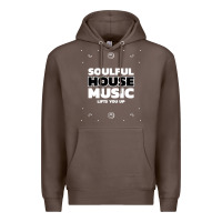 Coffee soulful house music deep house edm premium t shirt Premium Hoodie - linhVisuals