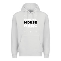 Dove Grey soulful house music deep house edm premium t shirt Premium Hoodie - linhVisuals