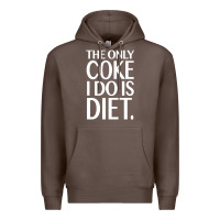 Coffee the only coke i do is diet Premium Hoodie - linhVisuals