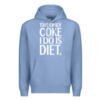 Colony Blue the only coke i do is diet Premium Hoodie - linhVisuals