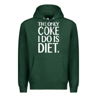 Sports Green the only coke i do is diet Premium Hoodie - linhVisuals