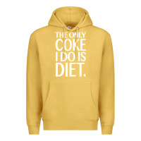 Antique Gold the only coke i do is diet Premium Hoodie - linhVisuals