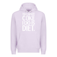 Lilac the only coke i do is diet Premium Hoodie - linhVisuals