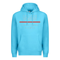Ocean Blue the pew the proud the emotional Premium Hoodie - linhVisuals