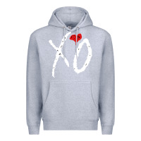 Heather Grey xo  (3) Premium Hoodie - linhVisuals
