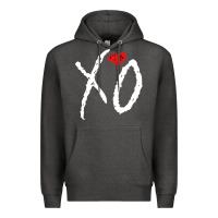 Charcoal Heather xo  (3) Premium Hoodie - linhVisuals