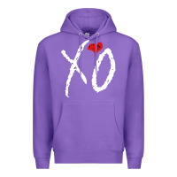 Purple xo Premium Hoodie - linhVisuals