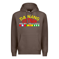 Coffee da nang vietnam war veteran military Premium Hoodie - linhVisuals