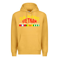 Mustard da nang vietnam war veteran military Premium Hoodie - linhVisuals