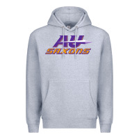 Heather Grey alfred university Premium Hoodie - linhVisuals