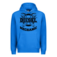 True Royal diesel mechanic Premium Hoodie - linhVisuals