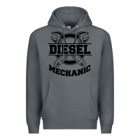 Rock diesel mechanic Premium Hoodie - linhVisuals