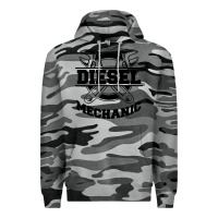 Slate Camo diesel mechanic Premium Hoodie - linhVisuals