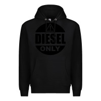 Black Diesel Only Premium Hoodie - linhVisuals