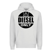 Dove Grey Diesel Only Premium Hoodie - linhVisuals