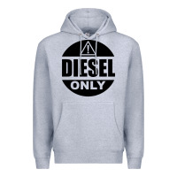 Heather Grey Diesel Only Premium Hoodie - linhVisuals