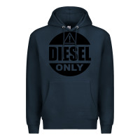 Navy Diesel Only Premium Hoodie - linhVisuals