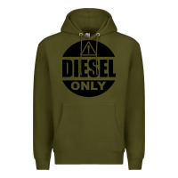 Army Green Diesel Only Premium Hoodie - linhVisuals