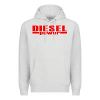 Dove Grey Diesel Power Premium Hoodie - linhVisuals