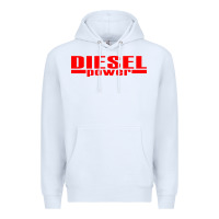 White Diesel Power Premium Hoodie - linhVisuals