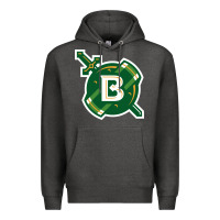 Charcoal Heather Belhaven University Premium Hoodie - linhVisuals