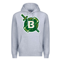 Heather Grey Belhaven University Premium Hoodie - linhVisuals