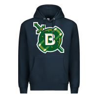 Navy Belhaven University Premium Hoodie - linhVisuals