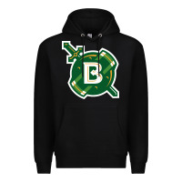 Black Belhaven University Premium Hoodie - linhVisuals