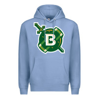 Colony Blue Belhaven University Premium Hoodie - linhVisuals