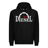 Black diesel stylish Premium Hoodie - linhVisuals