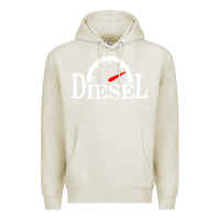 Oatmeal Heather diesel stylish Premium Hoodie - linhVisuals