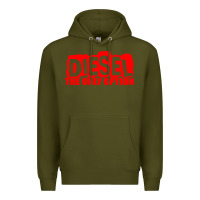 Army Green Diesel The Only Option Premium Hoodie - linhVisuals