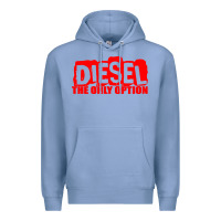 Colony Blue Diesel The Only Option Premium Hoodie - linhVisuals