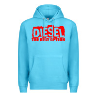 Ocean Blue Diesel The Only Option Premium Hoodie - linhVisuals