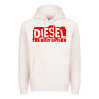 Pale Pink Diesel The Only Option Premium Hoodie - linhVisuals