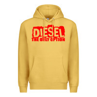 Antique Gold Diesel The Only Option Premium Hoodie - linhVisuals