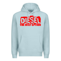 Blue Mist Diesel The Only Option Premium Hoodie - linhVisuals