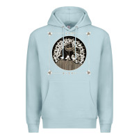 Blue Mist caamp Premium Hoodie - linhVisuals