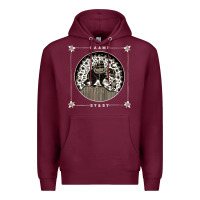 Burgundy caamp Premium Hoodie - linhVisuals