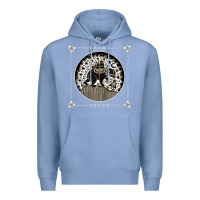 Colony Blue caamp Premium Hoodie - linhVisuals