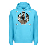 Ocean Blue caamp Premium Hoodie - linhVisuals