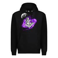 Black techno astronaut electronic music rave festival raver t shirt Premium Hoodie - linhVisuals
