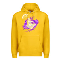Lemon techno astronaut electronic music rave festival raver t shirt Premium Hoodie - linhVisuals