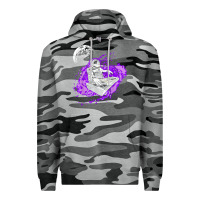 Slate Camo techno astronaut electronic music rave festival raver t shirt Premium Hoodie - linhVisuals