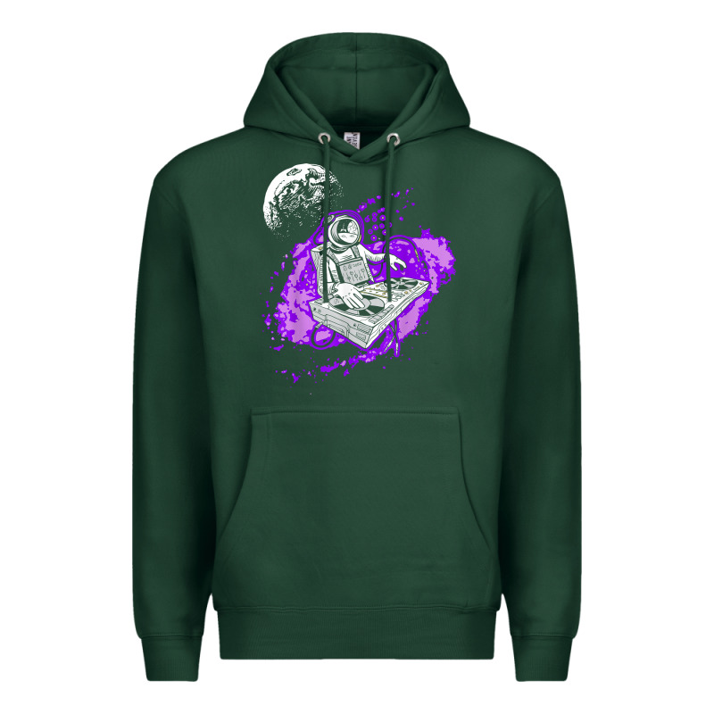 Techno Astronaut Electronic Music Rave Festival Raver T Shirt Premium Hoodie by linhVisuals | Teevron