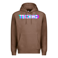 Chestnut techno music t shirt Premium Hoodie - linhVisuals
