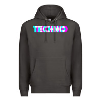 Smoke techno music t shirt Premium Hoodie - linhVisuals