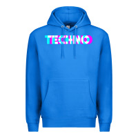 True Royal techno music t shirt Premium Hoodie - linhVisuals