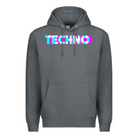 Rock techno music t shirt Premium Hoodie - linhVisuals
