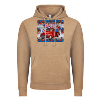 Vintage Coffee american truck 4th of july mousepad Vintage Hoodie - BarkalooDesign